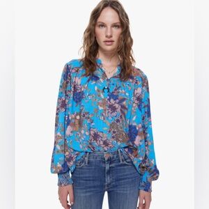 Xirena Emilia top in cerulean